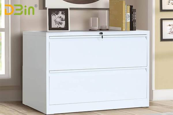 wholsale white 2 drawer lateral filing cabinet